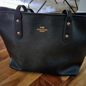 Like New Coach Black Tote Bag